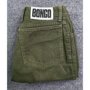 Vintage Y2K Bongo By Gene Montesano Jeans Women's 13 Tapered Leg High Rise Green